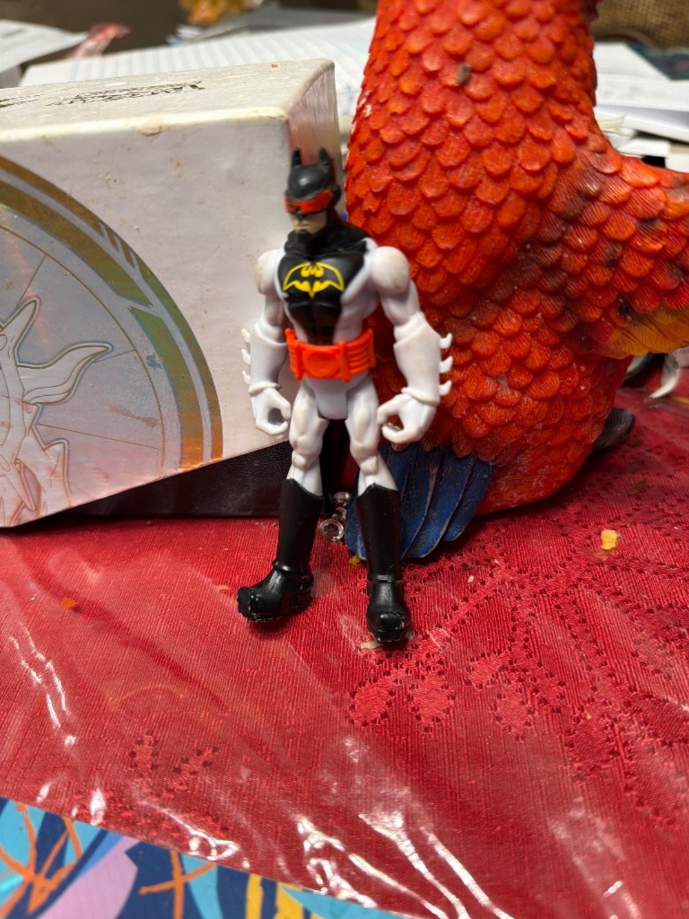 Batman Power Attack Batcopter Figure, D.C Mattel 2013 White R